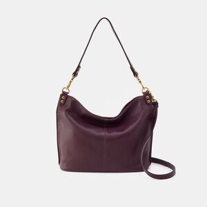 HOBO Pier convertible shoulder bag + crossbody with two removable straps.